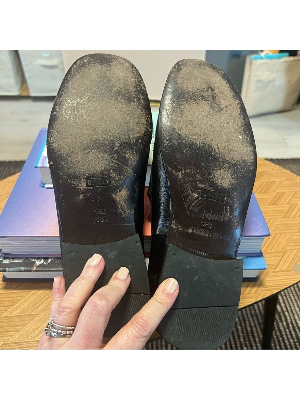 Bally Classic Black Slip-On Loafers Elegant Design (Gently worn) - Picture 6 of 12